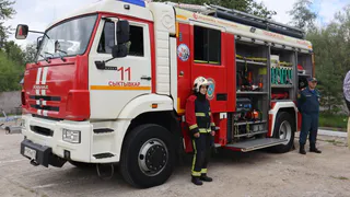 В Лискинском районе сгорел автомобиль