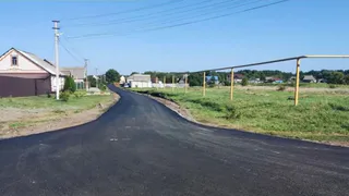 В селе Лискинского района обновили дорожное покрытие на двух улицах