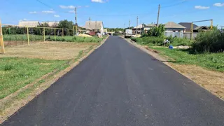 В Лискинском районе обновили дорожное покрытие в селе Тресоруково