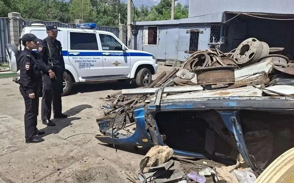 Пять тонн лома изъяли полицейские из нелегального пункта приёма металла в Воронежской области