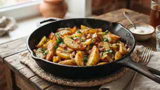 1 трюк с картошкой — золотистая корочка как в ресторане, а внутри нежная: теперь жарю только так