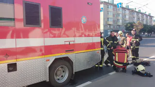  Воронежские пожарные отработали эффективный механизм действий во время учений 
