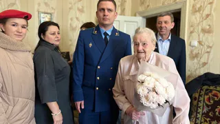 В Лискинском районе поздравили с 95-летием труженицу тыла Марию Пылаеву