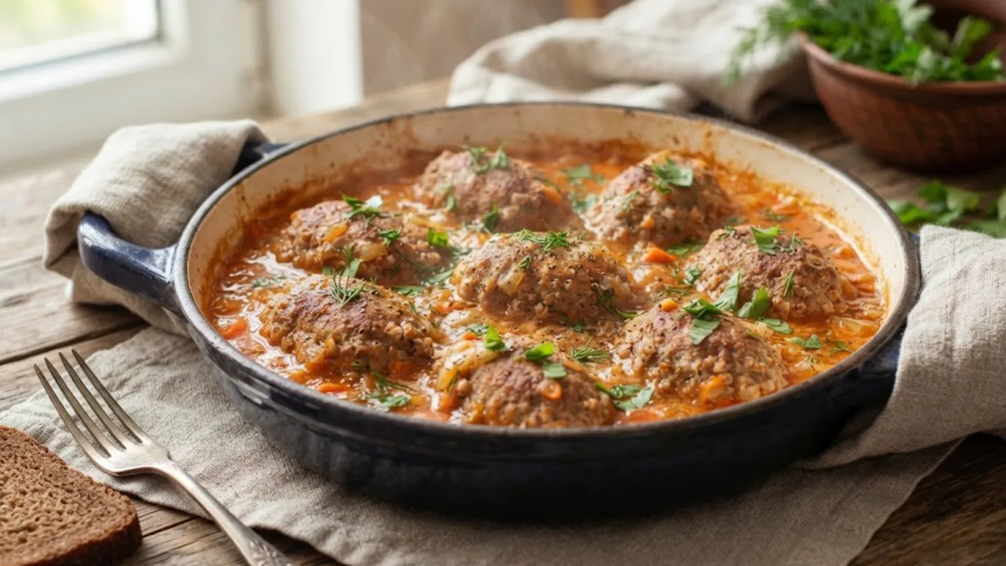 Не котлеты и не тефтели: готовлю гречаники в сметанно-томатном соусе — вкусный и бюджетный ужин