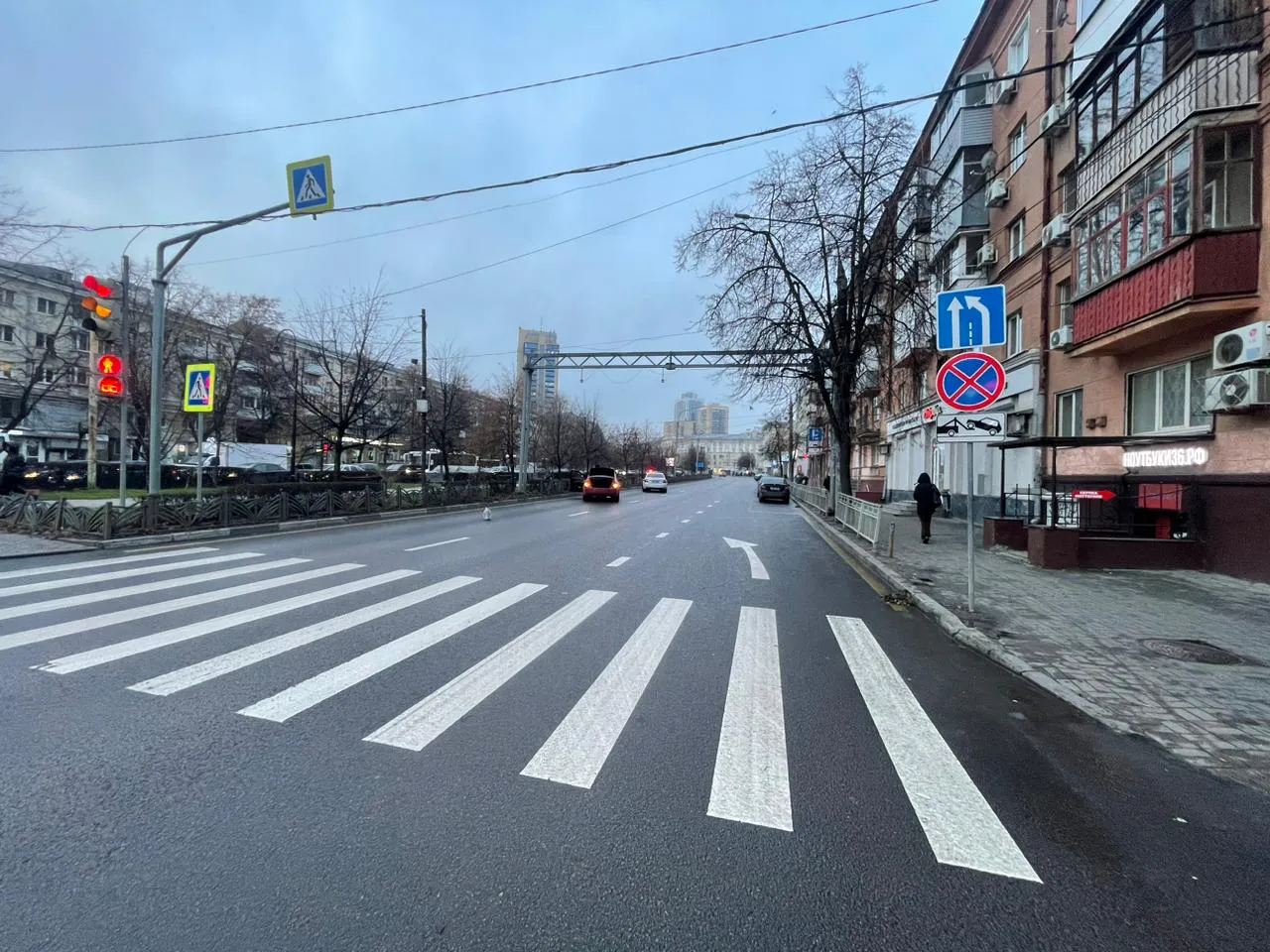 На пешеходном переходе в Воронеже сбили женщину