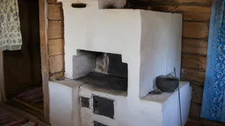 Простая чистка дымохода печи Железнодорожным методом, Паром. Дёшево и сердито.
