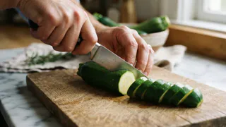 В сезон кабачков готовлю эту вкуснятину: просто, быстро и без майонеза — вся изюминка в медово-соевой заправке