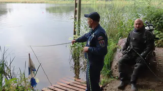 Водолазы аварийно-спасательной службы сразились на озере Яма под Лисками