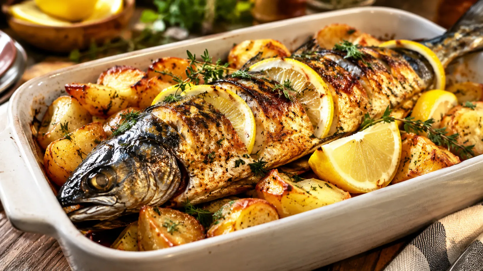 Беру скумбрию и запекаю «Чудо-рыбку»: вкуснющая, ароматная и нарядная, как на праздник