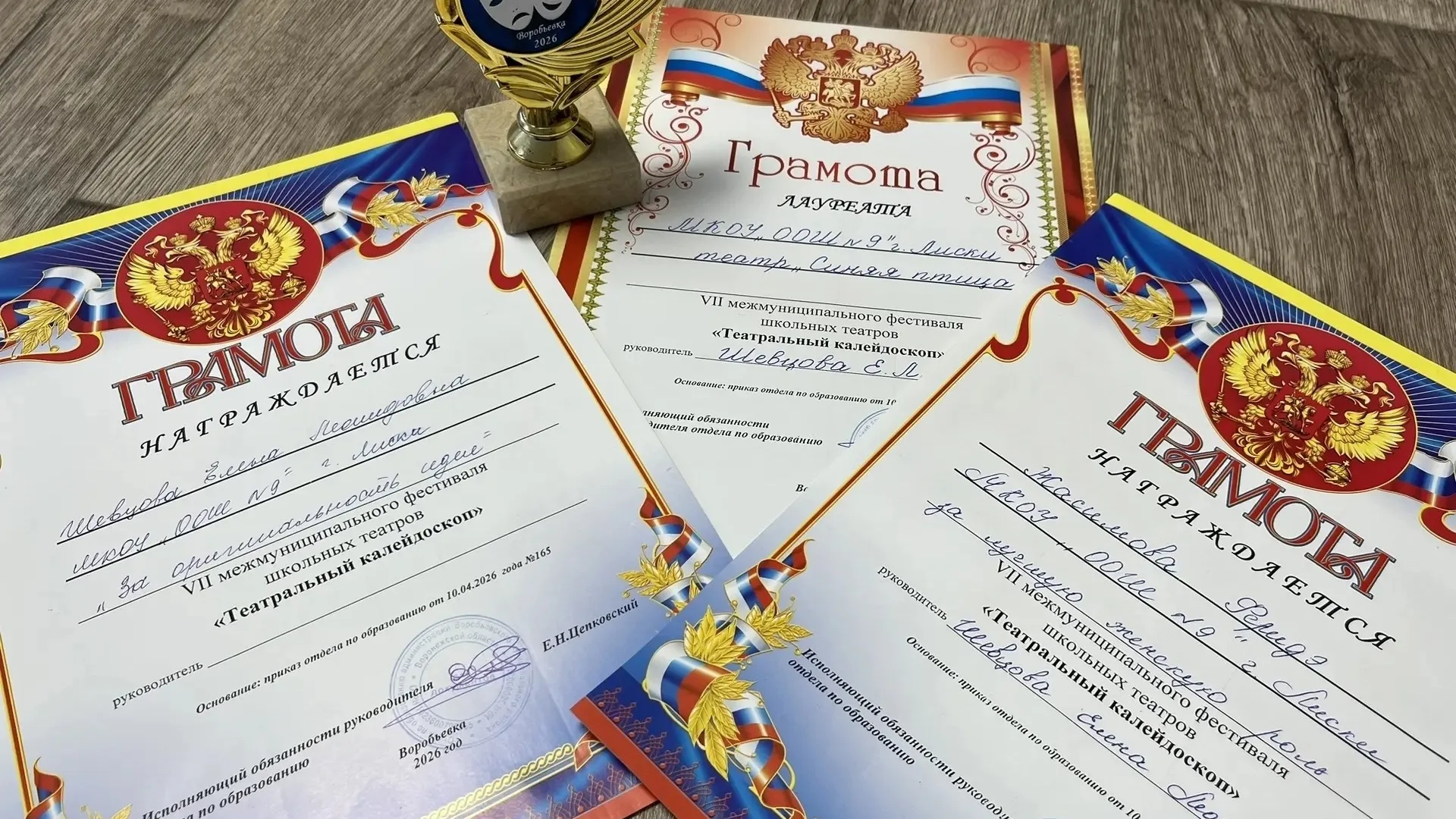 Два театральных коллектива из Лискинского района завоевали Гран-при в Воробьевском районе