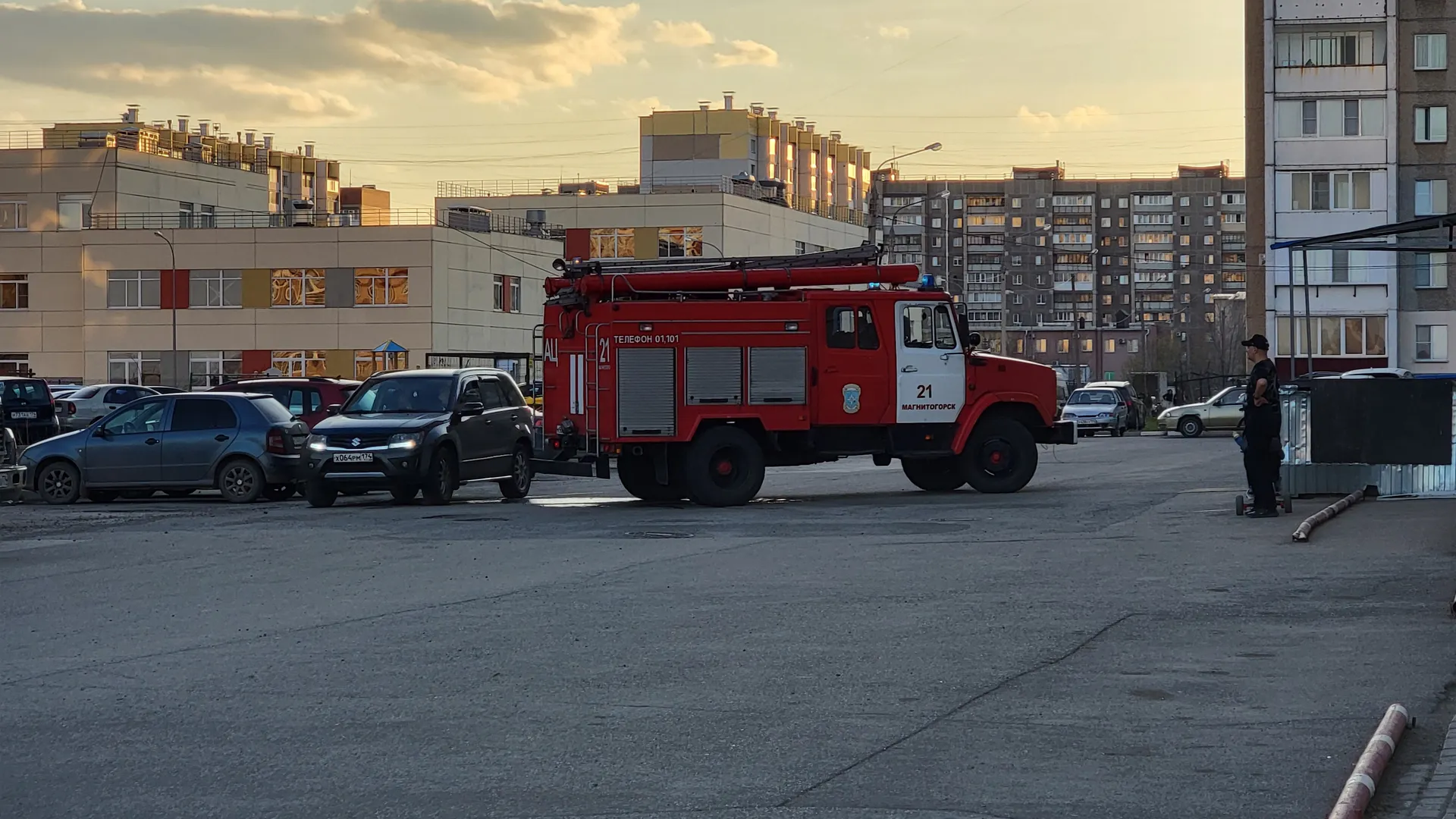 На трассе в Воронежской области сгорел автомобиль