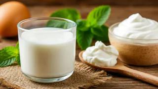 Вечером смешиваю стакан кефира, ряженки и сметаны: на утро готова вкуснейшая закуска - идеально подойдет к завтраку