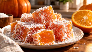 Янтарный мармелад из тыквы и сгущенки — вкуснее «Манго» из магазина: вкусные, ароматные и без желатина