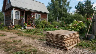 Куски старого линолеума храню — творю красоту: 4 полезных применения в доме и на грядках