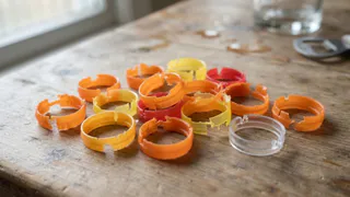 Колечки с пластиковых бутылок храню весь год: 5 толковых применений для дома — мелкий «мусор» пашет как магазинные штучки