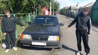 В Воронежской области подростки угнали машину, чтобы покататься