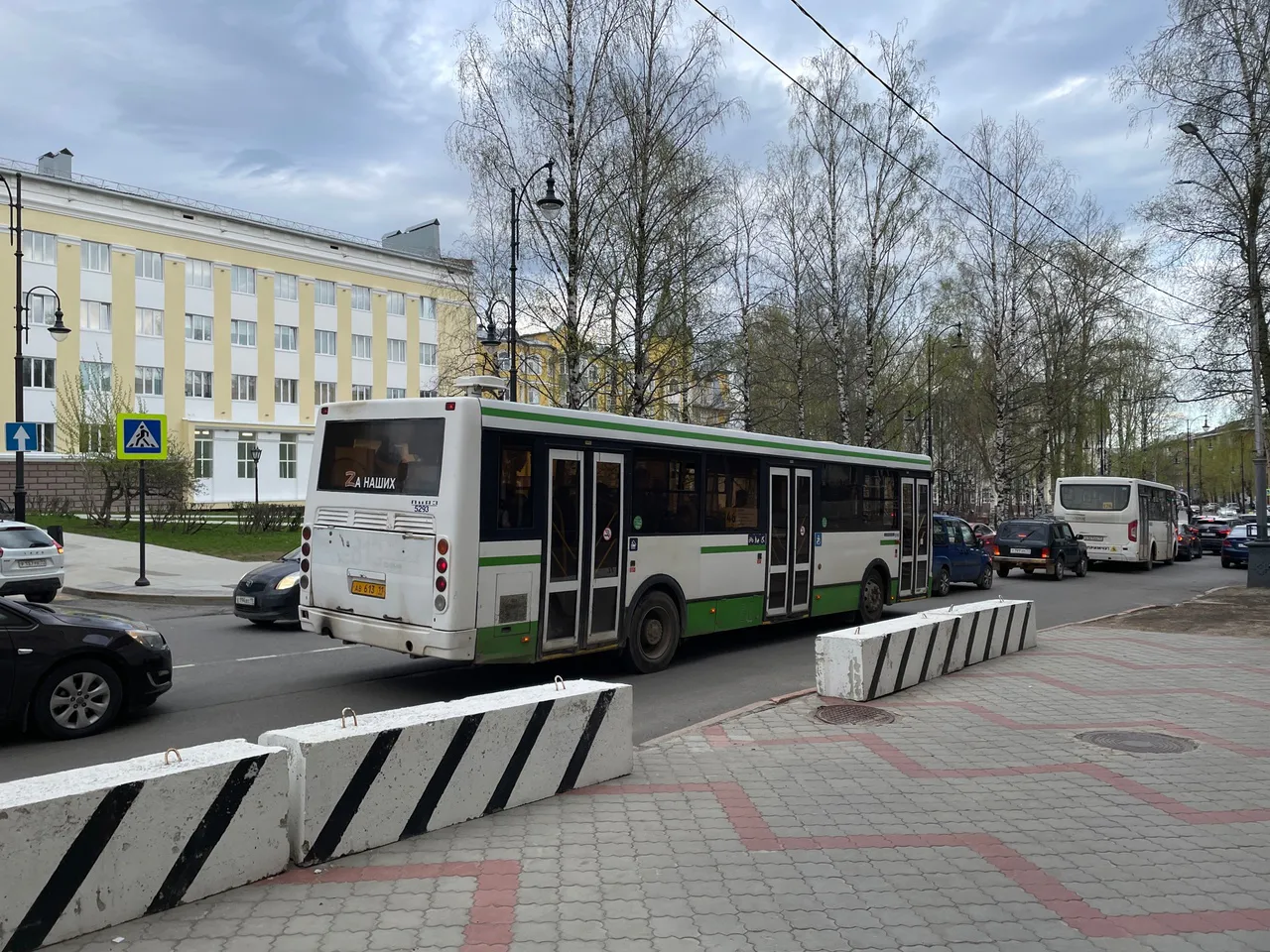 В Воронежской области из-за подозрительного предмета остановили автобус