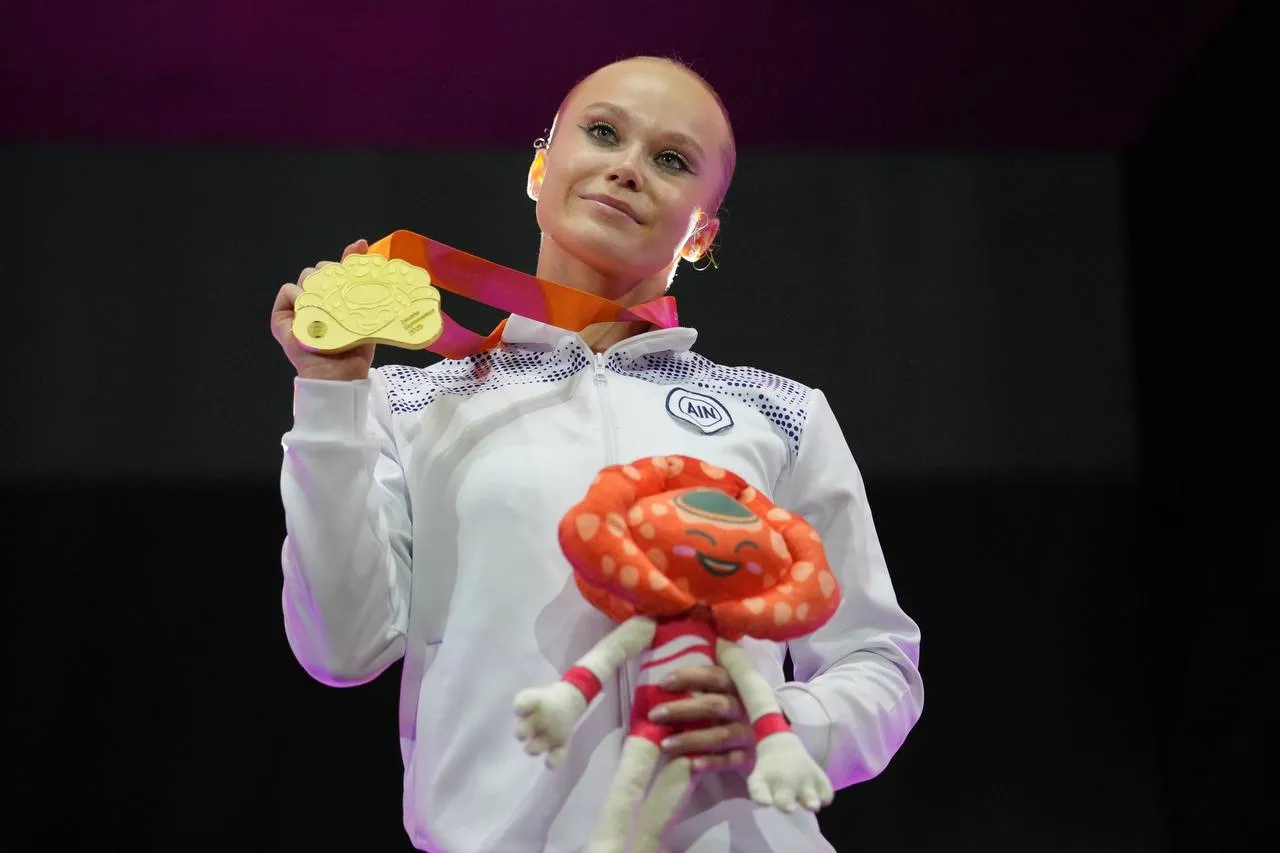 Воронежская гимнастка Ангелина Мельникова завоевала бронзу клубного чемпионата Италии
