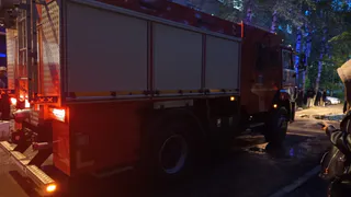 В Лискинском районе ночью потушили пожар в многоквартирном доме