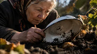 Тарелку в землю — и проволочник с медведкой бегут к соседу. Сделайте это в ноябре, и весной земля будет чистой