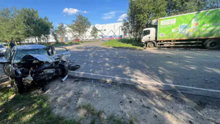 В Воронежской области водитель выехал на встречку и попал в больницу