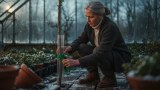 Две бутылки на даче разрезаю – и до весны проблем не знаю: до первых заморозков мастерю приспособление для защиты деревьев
