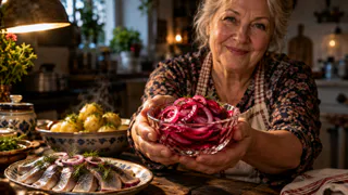 Просто лук и ложка сахара — такая вкуснотища: хоть на закуску, хоть к селедке, хоть в салаты — применений масса