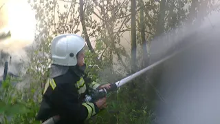 В Воронежа пожарные за десять минут ликвидировали возгорание