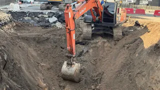 В Воронежской области полувековой коллектор не справился с транспортной нагрузкой