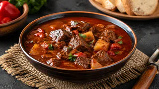 Совдеповский гуляш от Ивлева: запах детства, вкус столовки и соус, от которого улетаешь за 30 секунд