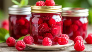 Ароматное малиновое варенье за 5 минут без длительной варки: вкусное, полезное и сохраняется при комнатной температуре круглый год