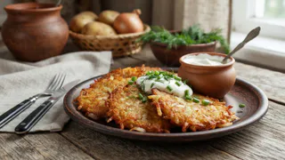 Луковые драники с сыром: улетают лучше мясных котлет — вкуснота из простых продуктов, пальчики оближешь